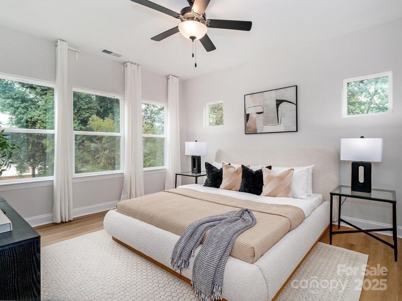 Furnished interior view inside a new home in , Charlotte (Image 7).