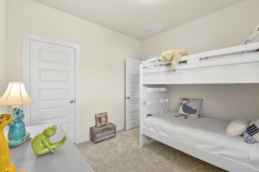 Furnished interior view inside a new home in Harper's Preserve - Traditional Series, Conroe (Image 17).