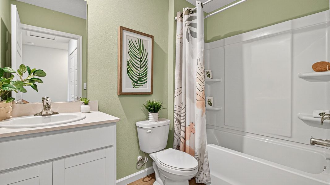 Representative furnished interior of a home built from the GREYSON II by D.R. Horton in Trout River, Jacksonville (Image 21).