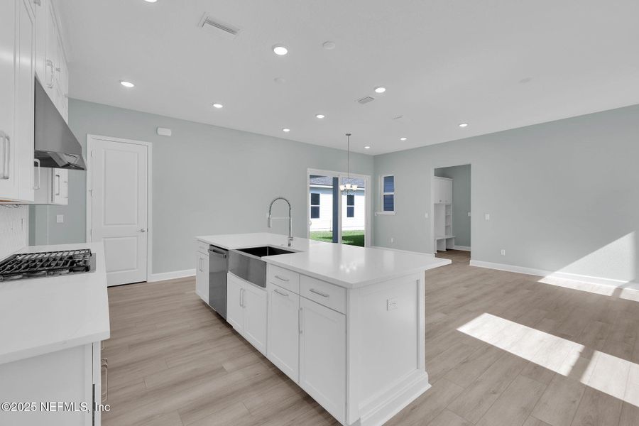 Furnished interior view inside a new home in Seabrook Village at Seabrook, Nocatee (Image 3). Furnished interior view inside a new home in Seabrook Village at Seabrook, Nocatee (Image 3).