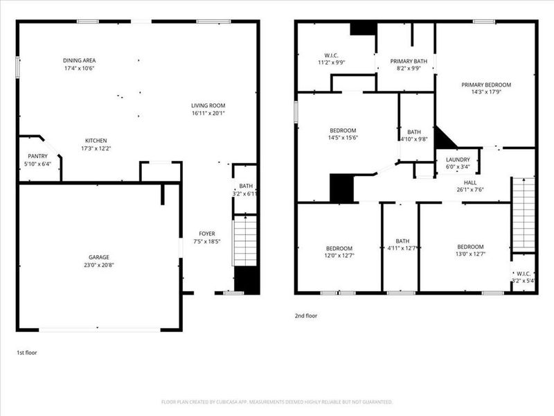 2D floor plan layout of this home in , Carrollton, GA (Image 6).