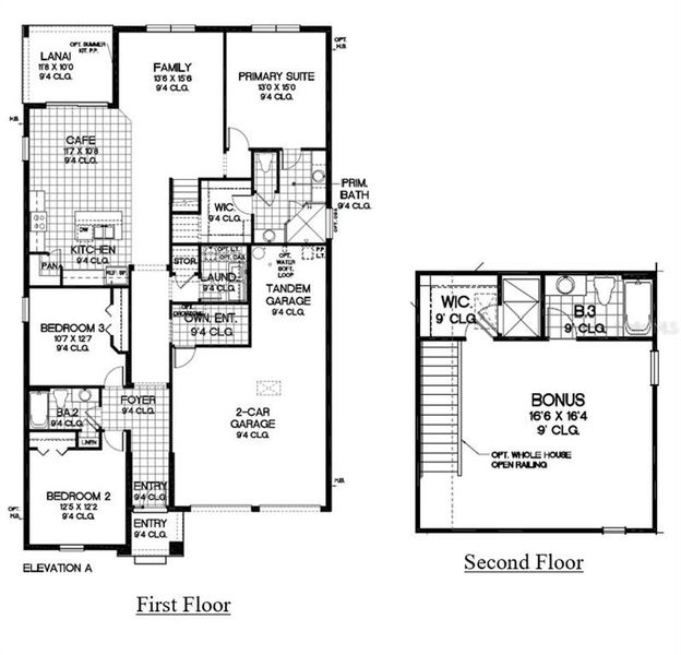 Lexington Bonus Floor Plan