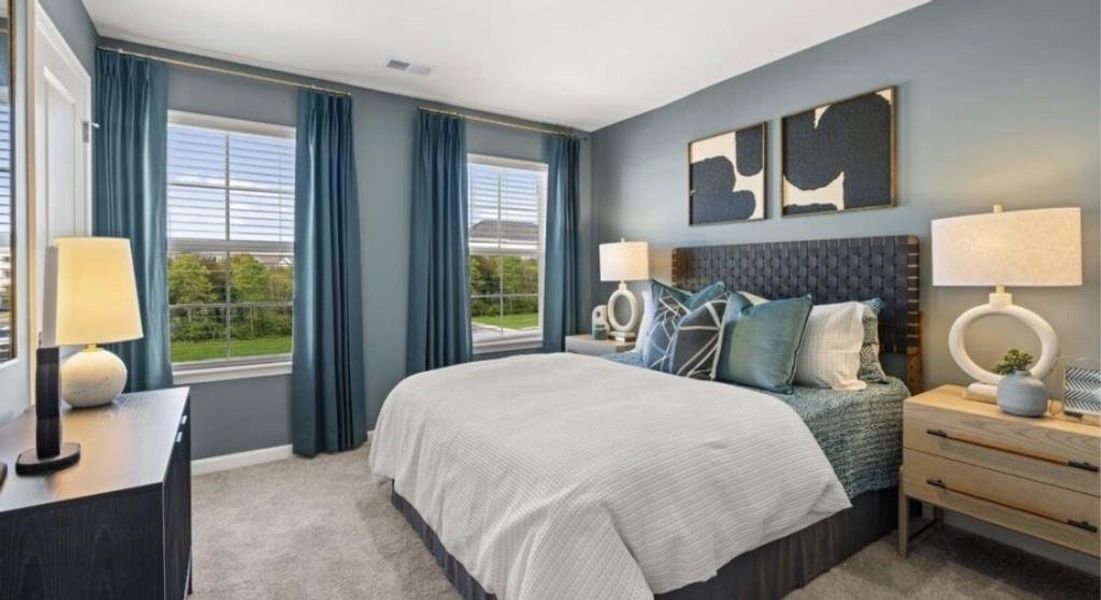 Furnished interior view inside a new home in Towns at Ivy Creek, Buford (Image 3).