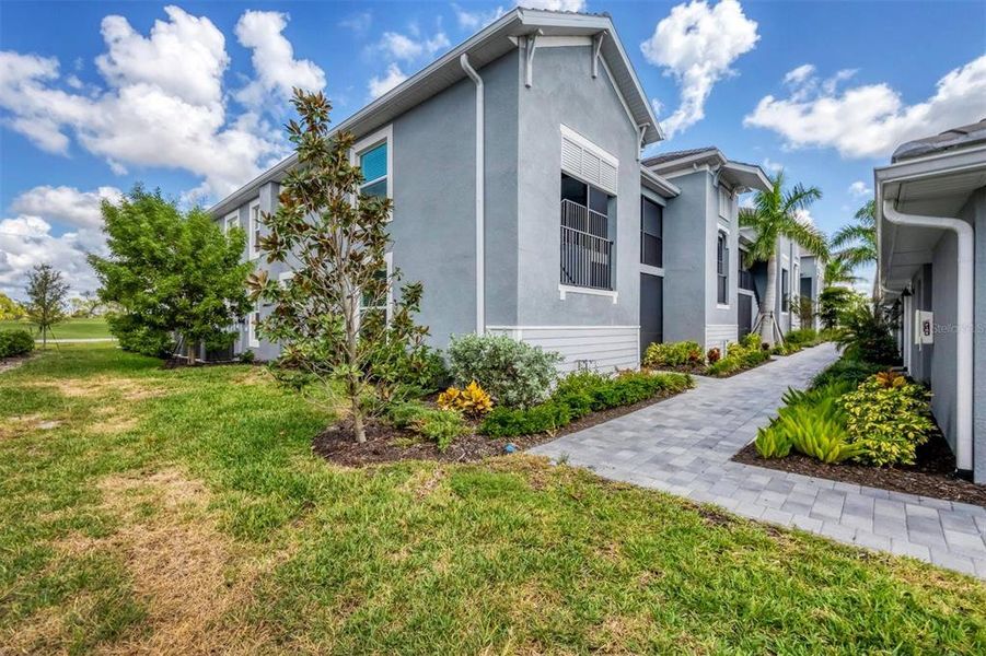Exterior details and patio area of a home in , Venice (Image 25). Exterior details and patio area of a home in , Venice (Image 25).