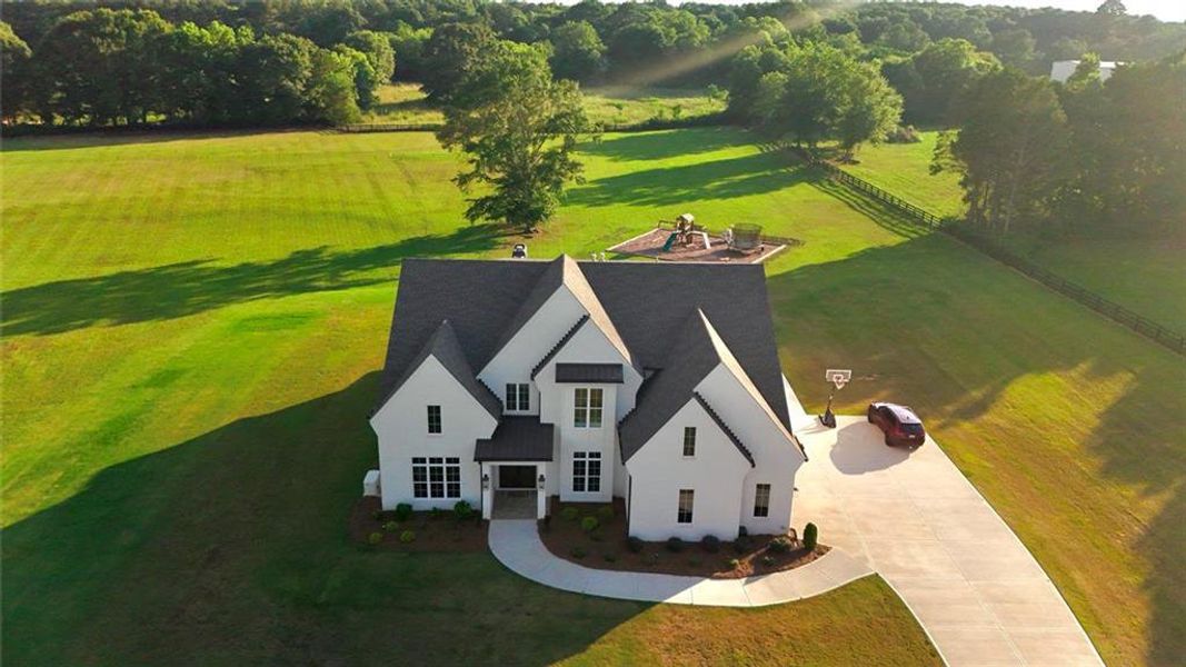 Front exterior of a new home in , Bishop, GA, highlighting curb appeal (Image 33). Front exterior of a new home in , Bishop, GA, highlighting curb appeal (Image 33).