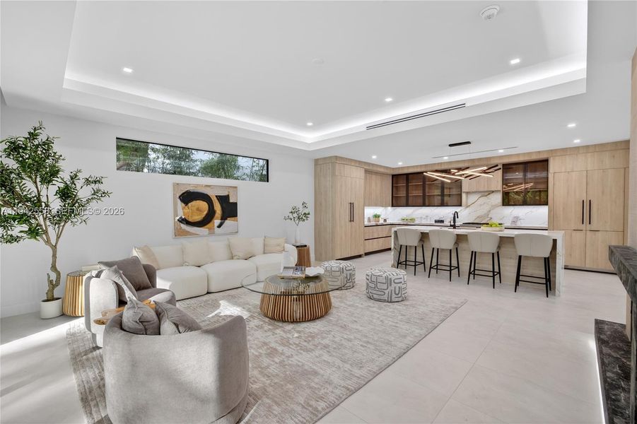 Furnished interior view inside a new home in , Fort Lauderdale (Image 13).