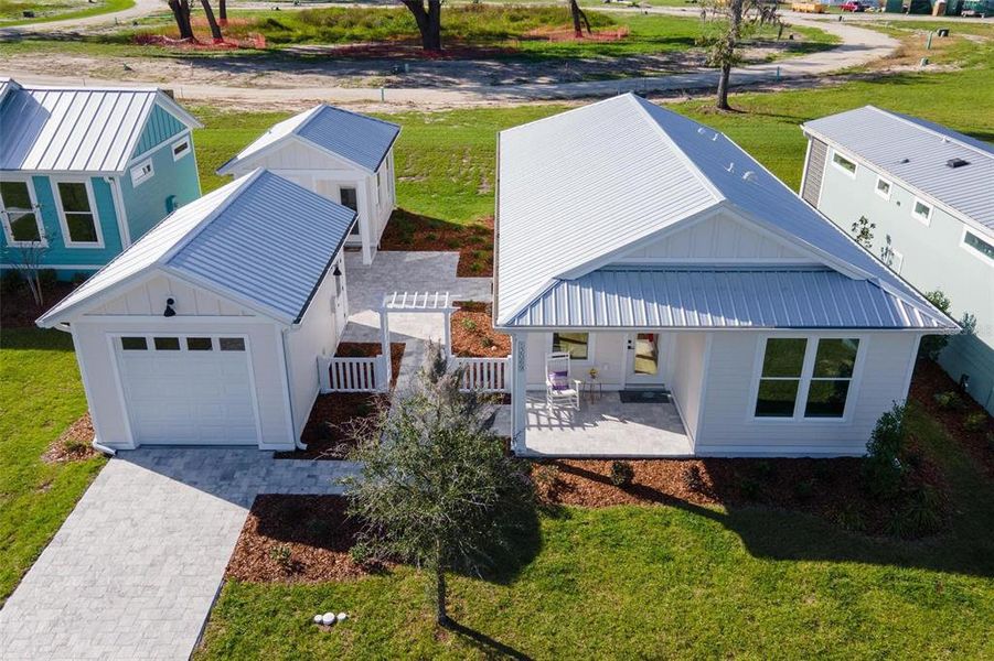 Aerial of Front of Home