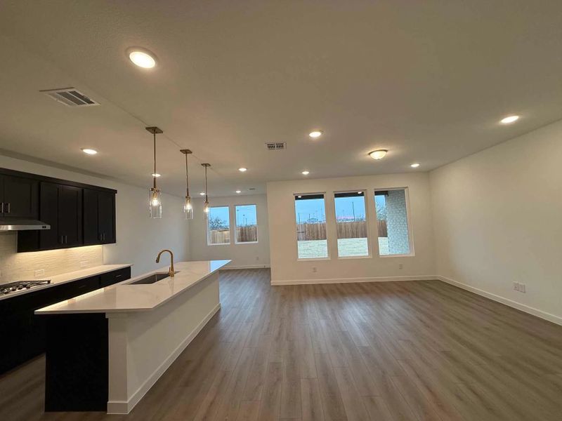 Open Kitchen-Living-Dining Room Construction Progress Open Kitchen-Living-Dining Room Construction Progress