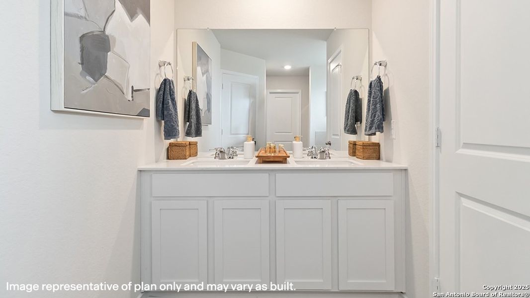 Furnished interior view inside a new home in Riverstone at Westpointe, San Antonio (Image 14).