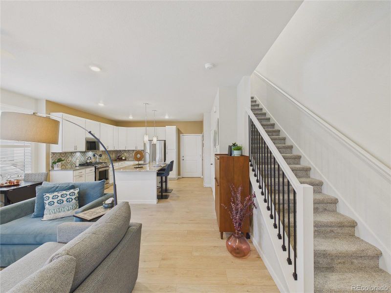 Furnished interior view inside a new home in Whisper Village, Arvada (Image 11).