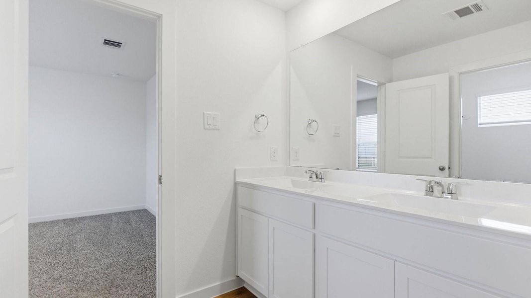 Elevations, exterior/ interior colors, options, available upgrades that require an additional charge, and standard features will vary in each community and subject change without notice. Call for details.