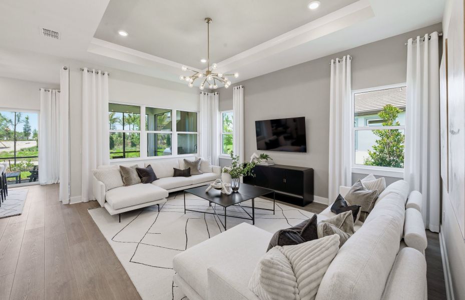 Representative furnished interior of a home built from the Mystique by Del Webb in Del Webb Explore North River Ranch, Parrish (Image 14).