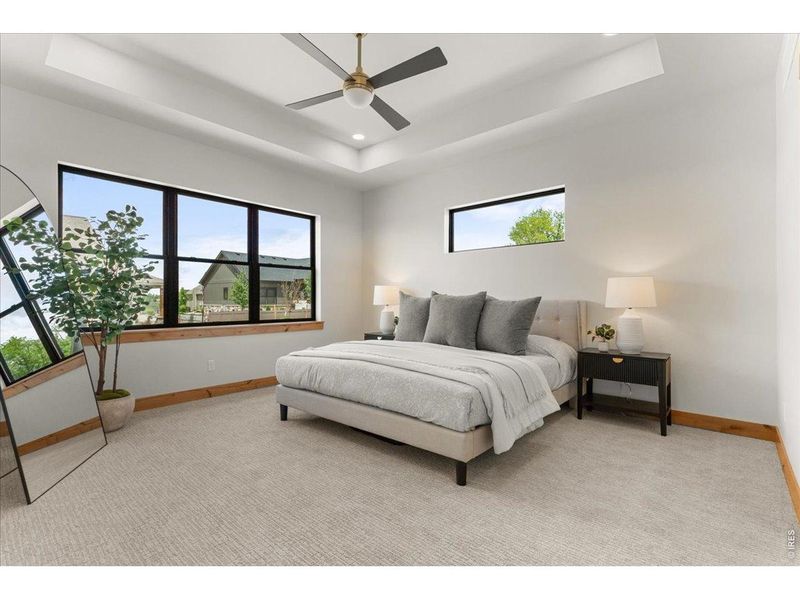 Furnished interior view inside a new home in Harvest Ridge, Berthoud (Image 9).
