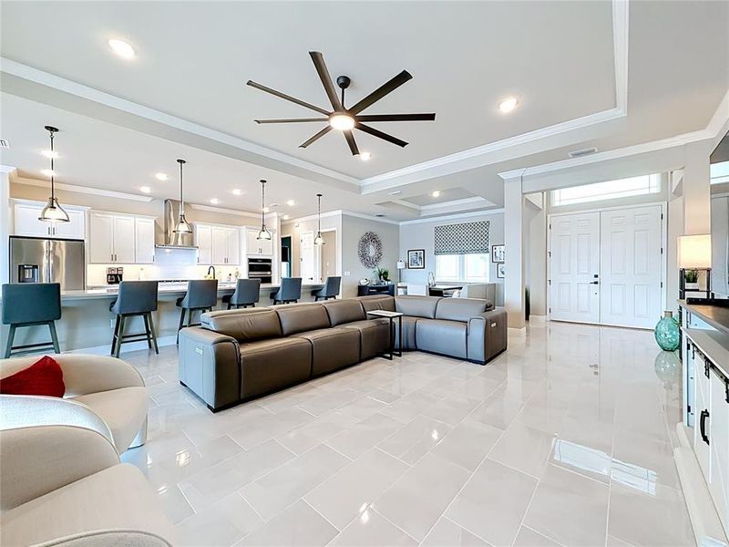 Furnished interior view inside a new home in , Mount Dora (Image 18).
