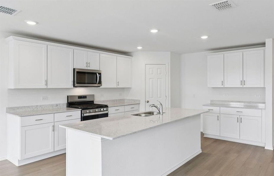 Abundant cabinet space in kitchen Abundant cabinet space in kitchen