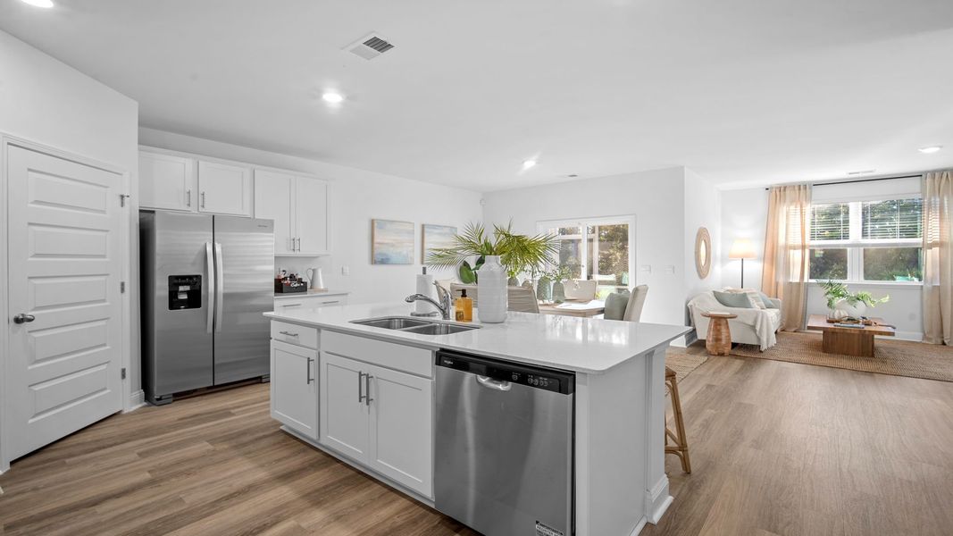 Furnished interior view inside a new home in The Lakes at North Glynn, Brunswick (Image 4).