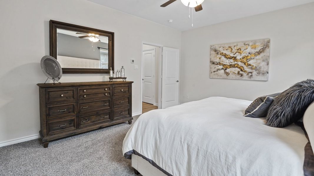 Furnished interior view inside a new home in Lakewood Trails, Forney (Image 17).