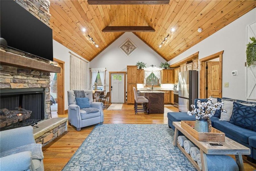 Furnished interior view inside a new home in , Morganton (Image 7). Furnished interior view inside a new home in , Morganton (Image 7).