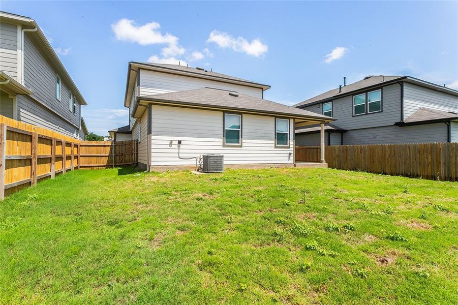 Exterior details and patio area of a home in Talavera, Kyle (Image 16). Exterior details and patio area of a home in Talavera, Kyle (Image 16).