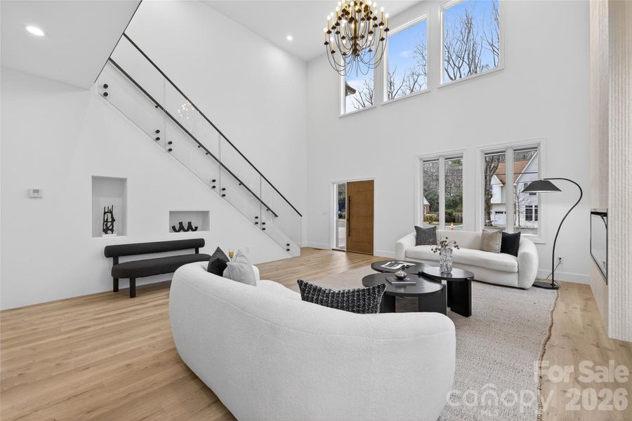 Furnished interior view inside a new home in , Charlotte (Image 43).