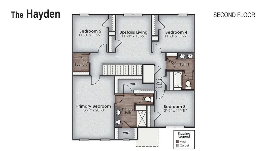 2D floor plan layout of this home in Bella Point, Bolivia, NC (Image 4).