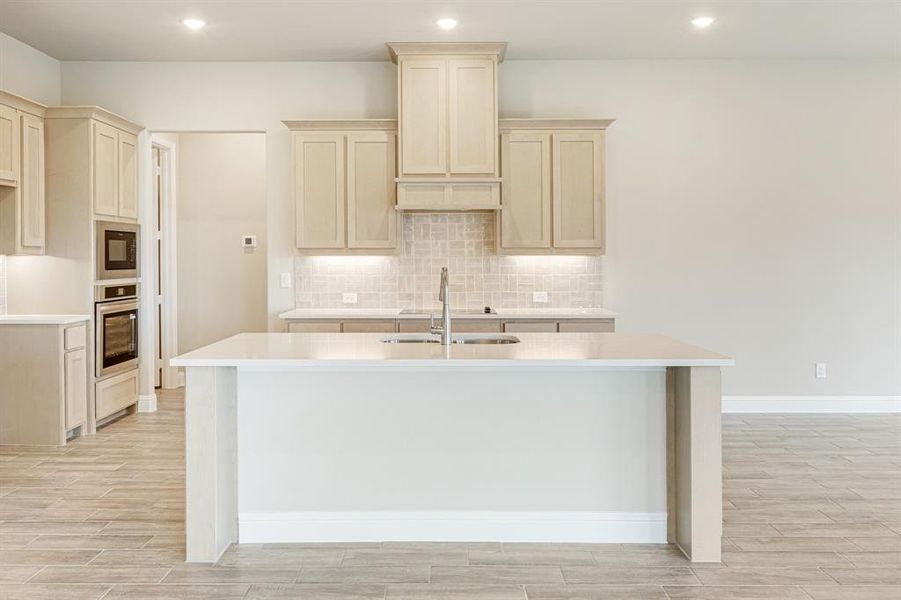 Furnished interior view inside a new home in Sunrise at Garden Valley, Waxahachie (Image 6).