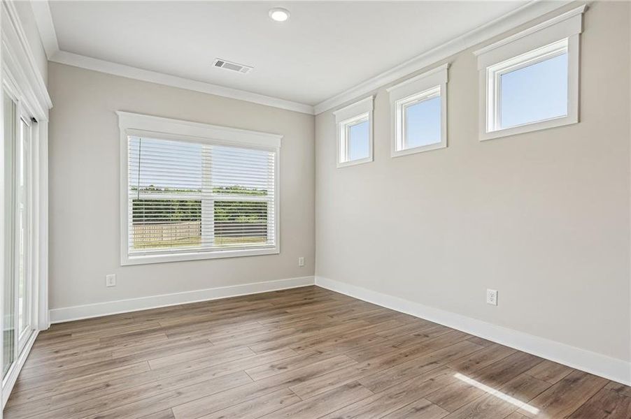 Spacious, unfurnished interior of a new home in Fowler Farms, Auburn (Image 47). Spacious, unfurnished interior of a new home in Fowler Farms, Auburn (Image 47).