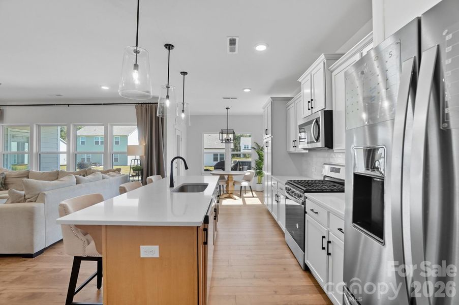 Furnished interior view inside a new home in , Monroe (Image 6).