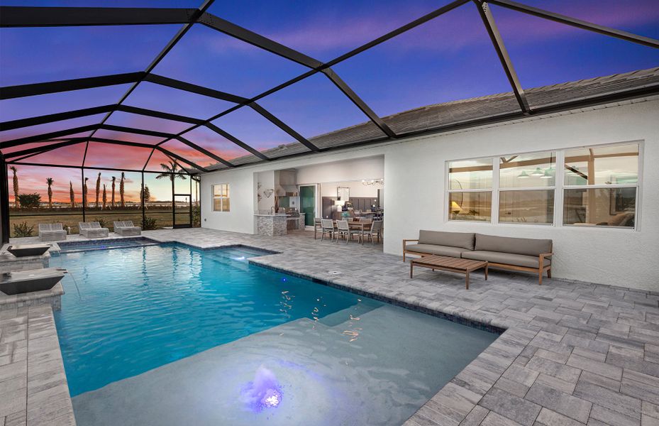 Custom pool and spa options available Custom pool and spa options available