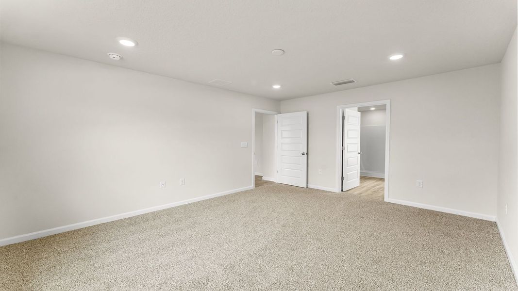 Representative unfurnished interior of a home built from the The Cali by D.R. Horton in Park Place, Panama City (Image 34). Representative unfurnished interior of a home built from the The Cali by D.R. Horton in Park Place, Panama City (Image 34).
