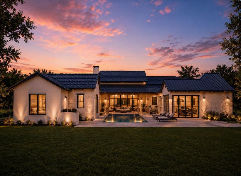 Rendering shown is conceptual only. Builder offers multiple custom designs at a variety of price points, or bring your own builder. To further explore build options by Adam Patterson of Patterson Custom Homes, ask listing agent to set up a private consultation and arrange tours of two nearby homes available to walk through, including the Canyon Club model home within The Landings and the home shown here. See floor plan shown here with the stunning optional 900+ sq ft casita spa, also available to see in person nearby. See remarks for details.