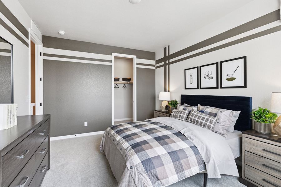 Representative furnished interior of a home built from the Silverton by Risewell Homes in Highlands Preserve, Mead (Image 17).