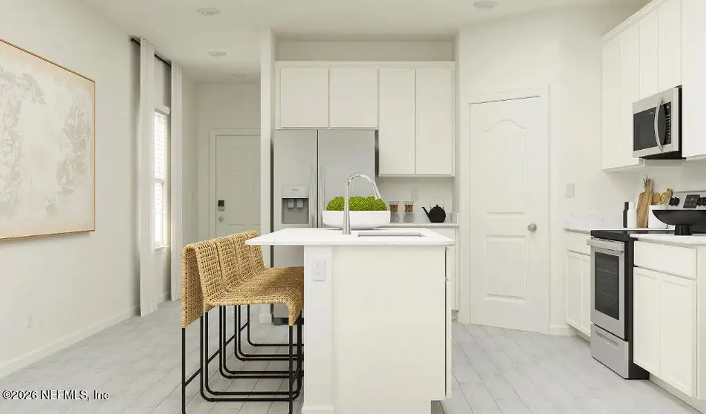 Furnished interior view inside a new home in Granary Park, Green Cove Springs (Image 7).