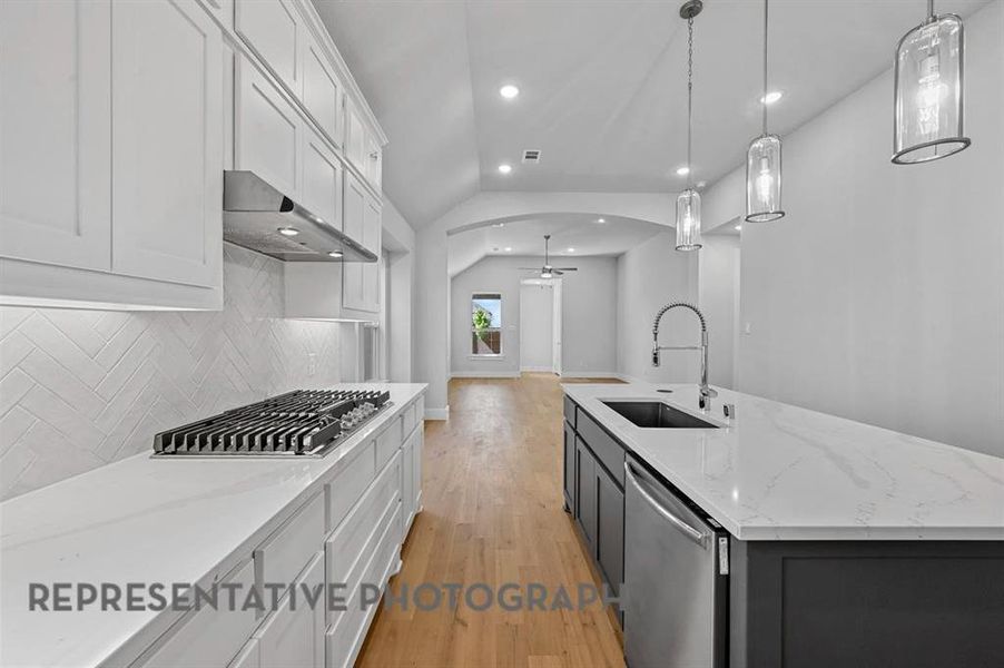 Furnished interior view inside a new home in The Parks at Wilson Creek, Celina (Image 14).
