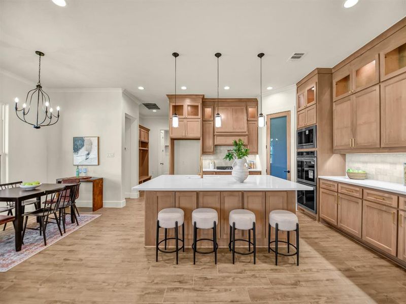 Furnished interior view inside a new home in , Decatur (Image 9).