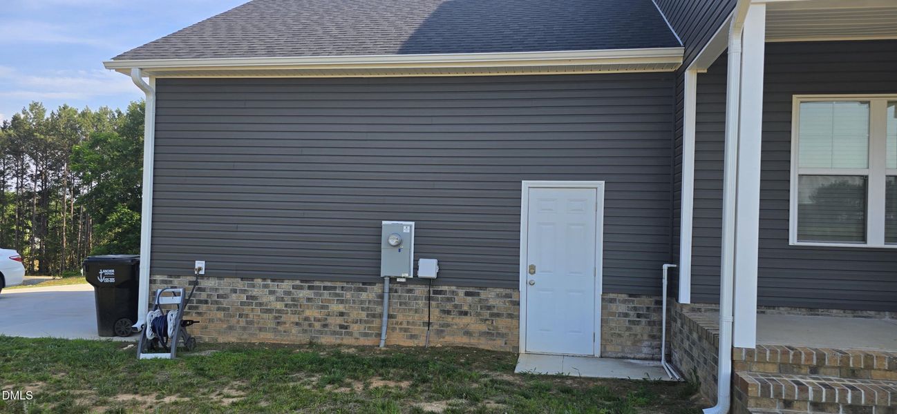 Back door garage