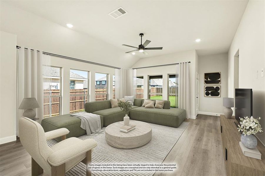 Furnished interior view inside a new home in Maplewood, Glenn Heights (Image 9). Furnished interior view inside a new home in Maplewood, Glenn Heights (Image 9).