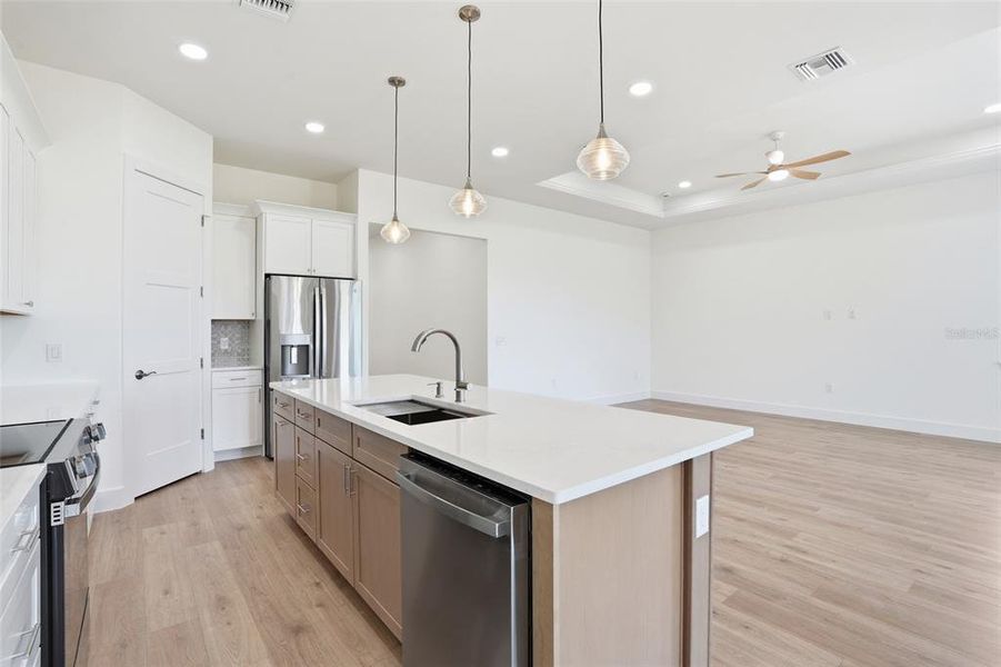 Furnished interior view inside a new home in , Punta Gorda (Image 8).