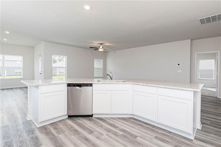 Furnished interior view inside a new home in , Conyers (Image 11).