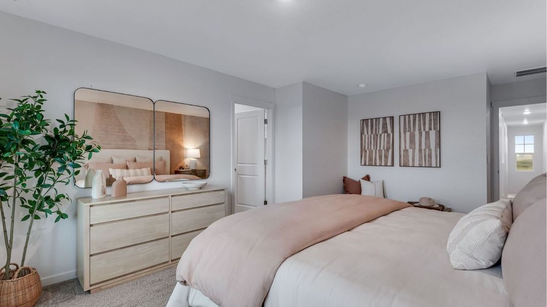 Furnished interior view inside a new home in Settlers Crossing, Commerce City (Image 12).