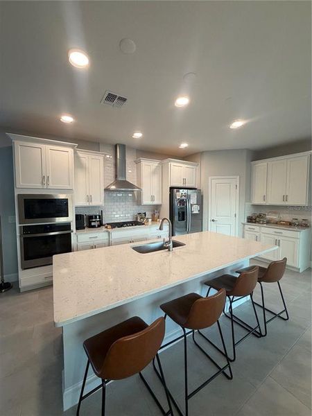 Furnished interior view inside a new home in Center Lake on the Park, St. Cloud (Image 13).