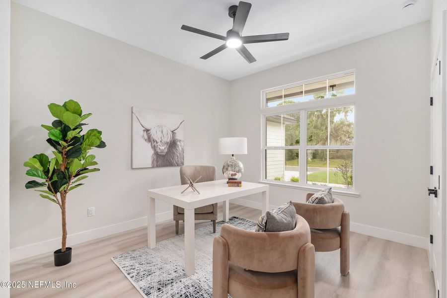 Furnished interior view inside a new home in , Gainesville (Image 37).
