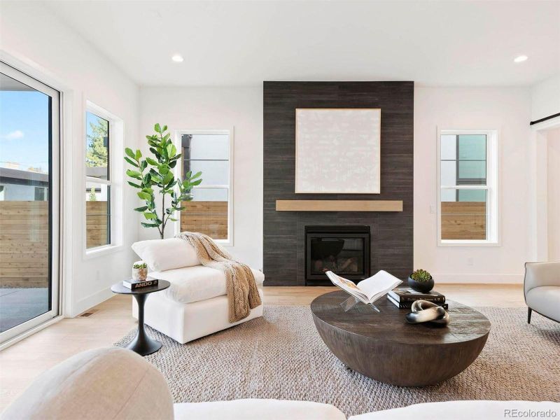 Furnished interior view inside a new home in , Denver (Image 15).