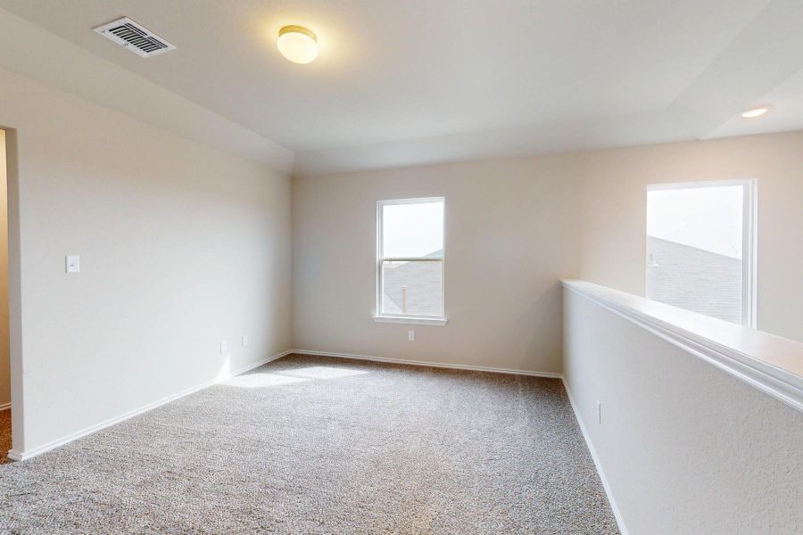 Spacious, unfurnished interior of a new home in Carillon, Manor (Image 35).