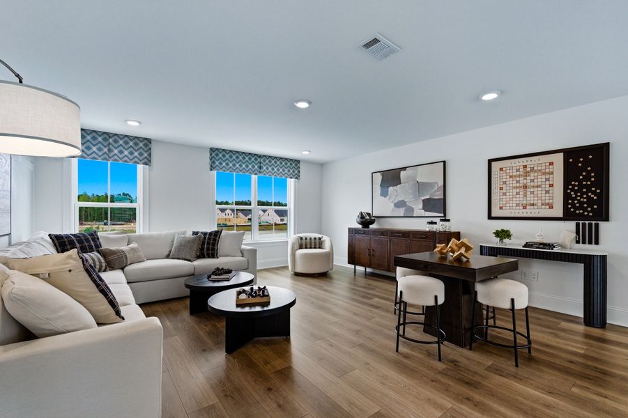 Representative furnished interior of a home built from the Ivey by Beazer Homes in Marshfield, Longs (Image 11).