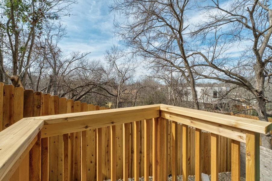 Exterior details and patio area of a home in , Austin (Image 21).