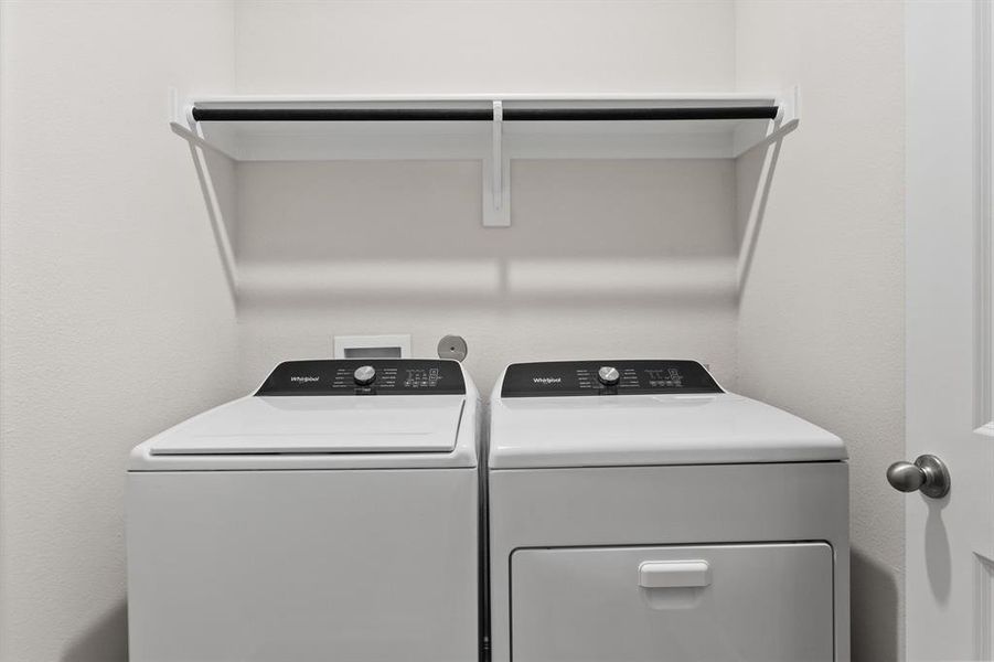 Laundry area Laundry area