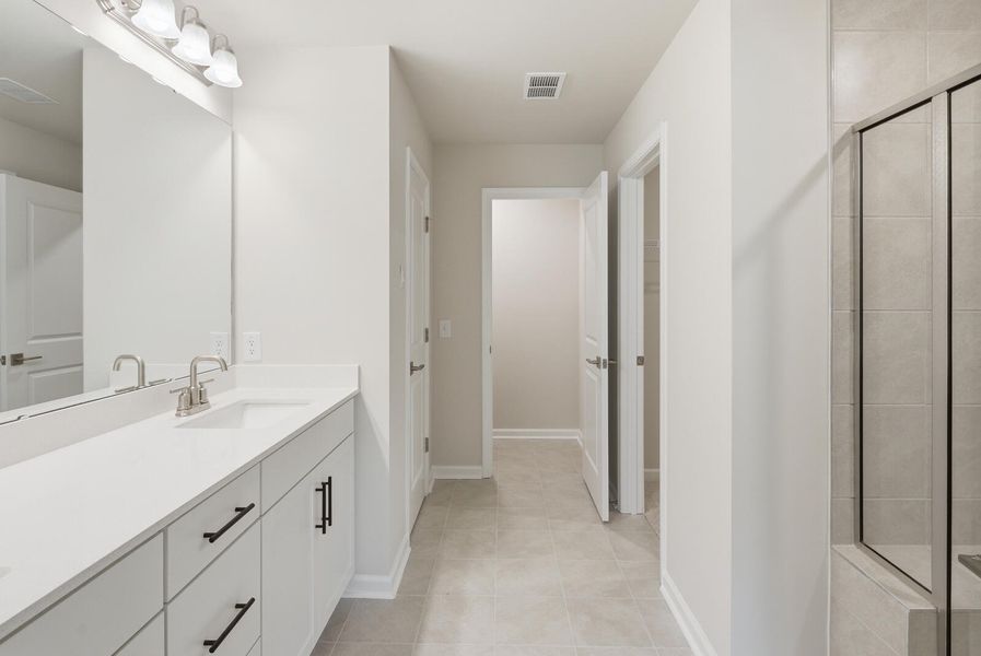 Furnished interior view inside a new home in Ashley Walk Townes, Charleston (Image 16). Furnished interior view inside a new home in Ashley Walk Townes, Charleston (Image 16).