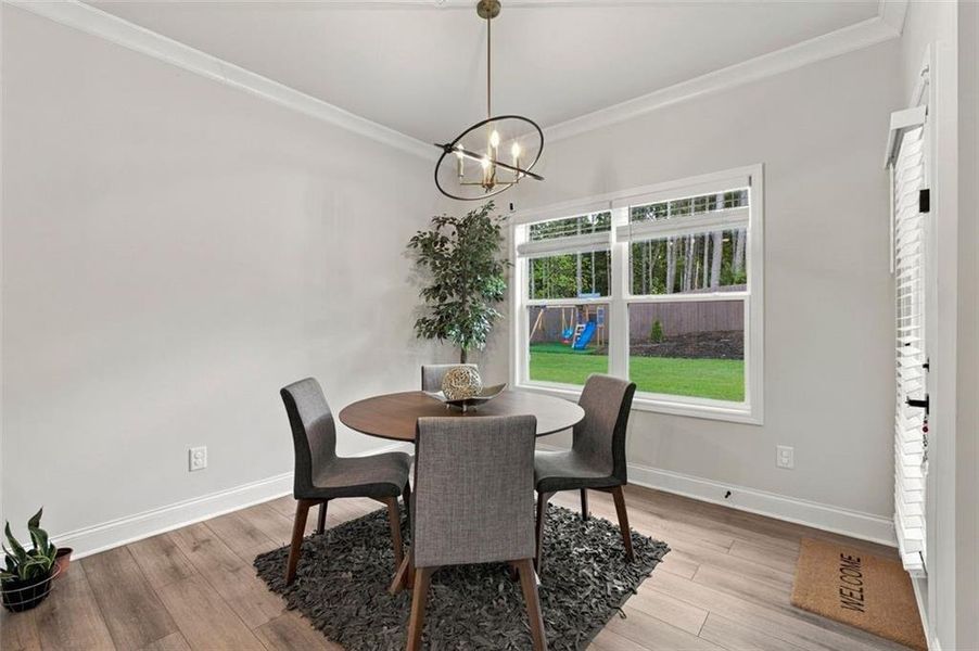 Furnished interior view inside a new home in , Lawrenceville (Image 44).