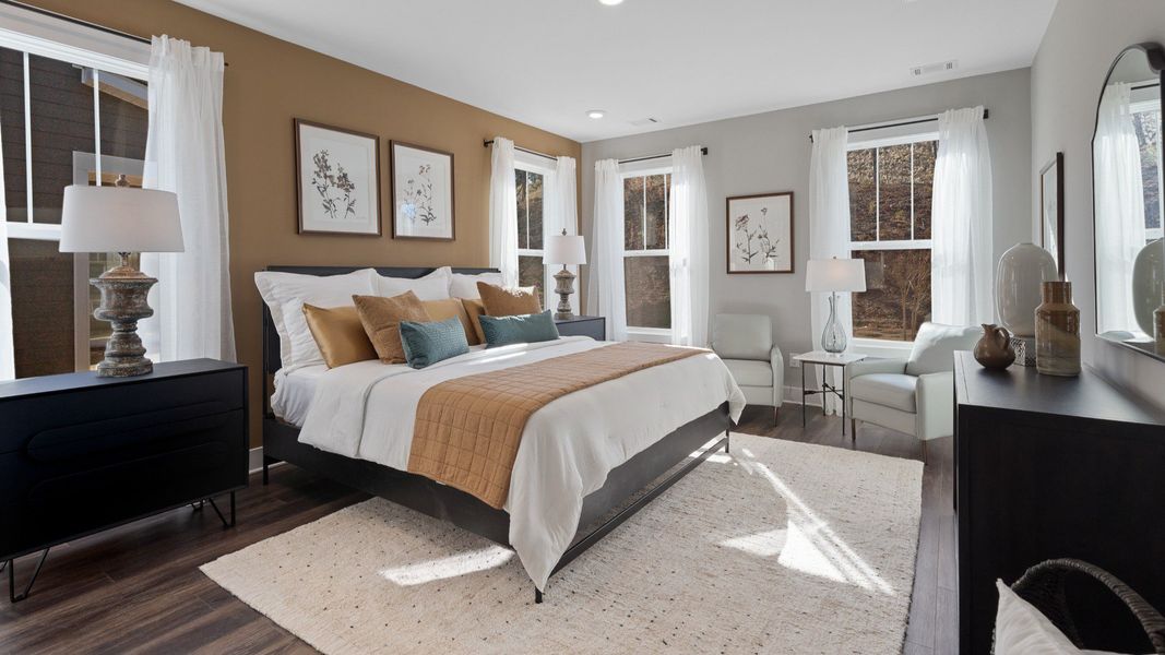 Representative furnished interior of a home built from the Cooper 3 by DRB Homes in Mulberry Estates, Simpsonville (Image 11).